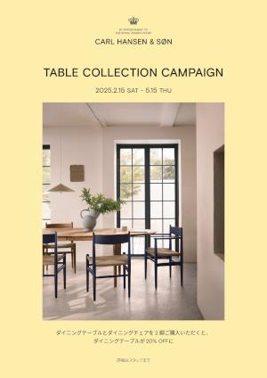 TABLE COLLECTION CAMPAIGN2025